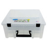 TLC Tackle Fish Flasher XL finned fish flasher storage case, closed view.