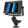 RAM Mounts Universal Marine Electronic Mount shown with a fish finder device not included