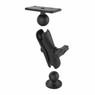 RAM Mounts For Humminbird Helix 7 medium length arm disassembled view