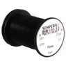 SemperFli Floss color Black horizontal position spool label info shows 25m 27 yds 400 D 2/0