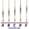 Temple Fork Outfitters Trout Panfish II Spinning Rod handle comparison chart