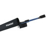 FishUSA Spinning Rod Case open with rod pieces (Rod not included)