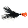 Kenders Tungsten Wonder Feather Jig Orange Wonderbread Glow Black Feather