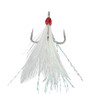 Mustad AlphaPoint In-Line Triple Grip Feathered Hook color White Tinsel