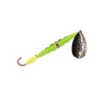Mack's Kokanee Killer Single color Hammered Nickel-Chartreuse-Chartreuse