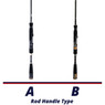 Phenix Iron Feather Spinning Rods handle comparison chart