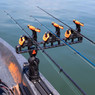 YakAttack SideStage Rod Rack Pro on a kayak