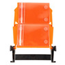 YakAttack LeaderBoard Side Mount Identifier Holder with both clear ID sleeves inserted
