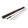 Redington Strike II Euro Nymphing Fly Rod 4 piece including cork handle and micro fighting butt section alongside travel tube