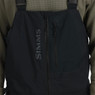 Simms Men's ProDry Fishing Bib showing full-length center-front zipper