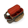 Simms Headwaters Hip Pack color Hickory inside with fly patch for storage 