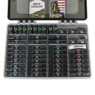 BKK OCD Tackle Storage System Fully Loaded front and center look inside fishing hook box