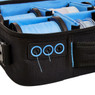 Seaguar Line & Leader Management Bag 6 Bulk Spools open showing line ports in use with line not included
