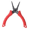 Bubba Blade Forged Fishing Pliers 6 inch with non-slip grip, spring-loaded design, and line cutters, includes sheath