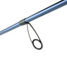 Close-up of FishUSA Flagship Walleye Spinning Rod stripping guide and blank