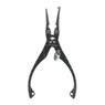 FishUSA Premium Split Ring Pliers open, showing serrated jaws and shot crimpers