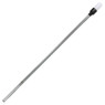 Firefly Marine Jr. Series Extendable Stern Light in silver, featuring a retractable carbon fiber pole and anti-glare lens