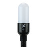 Firefly Marine Jr. Series Extendable Stern Light close-up of refracting lens that reduces glare while maintaining brightness