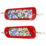 Ice Strong Coho Crusher Flasher color Red Silver Disco
