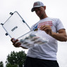 FishUSA Flagship Large Waterproof Tackle Box open in use (baits shown not included)
