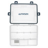 FishUSA Flagship Small Waterproof Tackle Box open from above