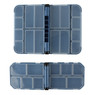FishUSA Flagship Heavy Duty Terminal Tackle Boxes both sizes open with large on top and medium on the bottom