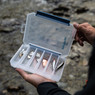 FishUSA Flagship Multi Purpose Lure Box open in use (baits not included)