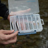 FishUSA Flagship Mini Stickbait & Crankbait Box open in use (baits not included)