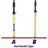 Level Rods NGX Cork Casting Rods handle comparison chart 