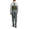 Sitka Gear Crosscurrent GTX Stockingfoot Chest Wader back on model boots not included