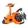 Okuma Cat Slayer Custom Baitfeeder Spinning Reel model CSCF-6000N0 color Neon Orange opposite side of handle