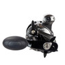 Okuma Convector B Linecounter Trolling Reel model CV-20DB right hand retrieve side view of reel handle