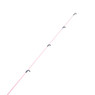 Okuma Pulse Wave Inshore Spinning Rod color Pink close up of guides and tip