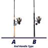 Penn Battle IV Travel Spinning Combo handle comparison chart 