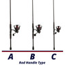 Penn Fierce IV LE Spinning Combo handle comparison chart 