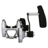 Penn Fathom II Lever Drag 2-Speed Conventional Reel model FTHII30LD2LH front view of left handed reel