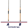 Fenwick Eagle Inshore Spinning Rod handle comparison chart