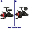 Penn Fierce IV Live Liner Spinning Reel handle comparison chart 
