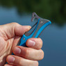 Smith's Folding Flex Fillet Knife close up of carabiner clip