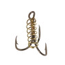Eagle Claw Cat Claw Soft Bait Treble Hook at an angle from above