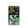 Eagle Claw Cat Claw Sinker Slide with Glow Beads in package