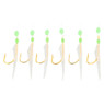 Eagle Claw Hage Fish Skin Sabiki Rig color Glow Head
