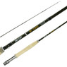 Eagle Claw Mt. Elbert Fly Rod tri pic showing the guides, blank and handle
