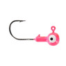 Head Hunter Round Jig Heads color Hot Pink