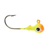 Head Hunter Round Jig Heads color Chartreuse Fluorescent Orange