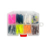 Leland's Lures Trout Magnet TNT Kits up close of Trout Magnet softbaits and Trout Magnet Jig Heads