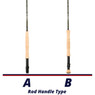 Temple Fork Outfitters Dispatch Fly Rod handle comparison chart 
