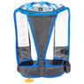Bluestorm Atmos40 Automatic/Manual Inflatable Life Vest back of color Coastal Blue