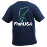 FishUSA Neon Lights Short Sleeve T-Shirt back