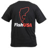 FishUSA Black Widow Short Sleeve T-Shirt Back